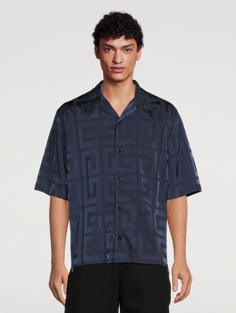 GIVENCHY 4G Boxy Short-Sleeve Shirt | Holt Renfrew