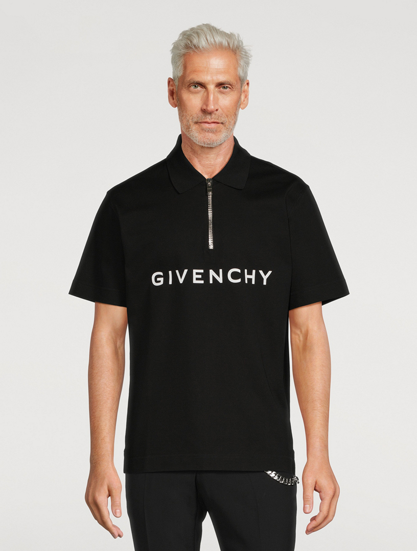 Givenchy polo シャツ GIVENCHY Cotton-Piqué Polo Shirt for Men | MR PORTER