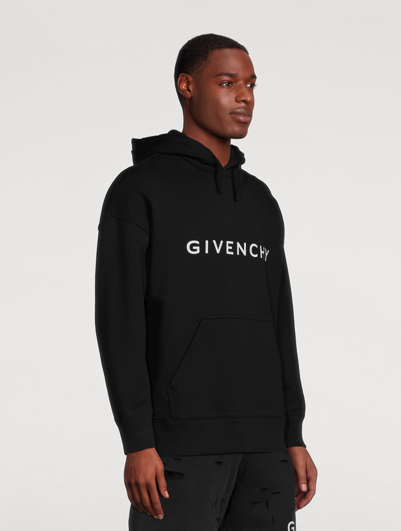 GIVENCHY Archetype slim fit jogger pants in fleece - black