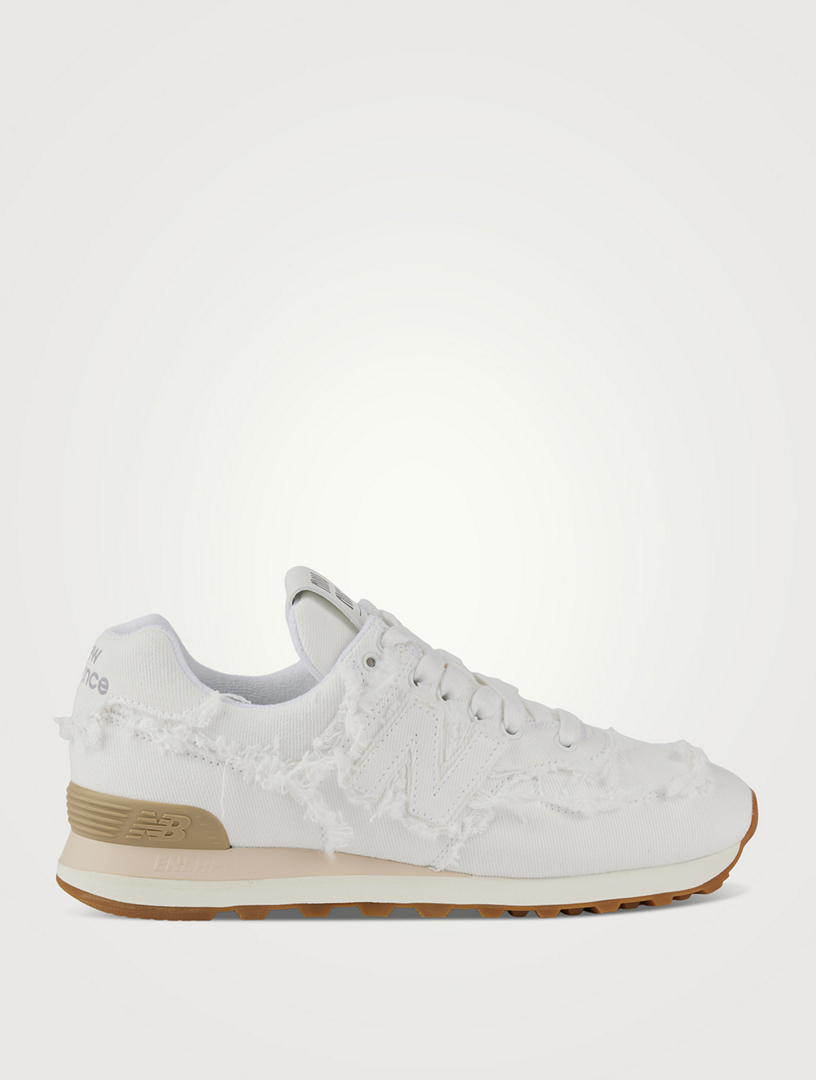 Miu Miu x New Balance 574 Denim Sneakers