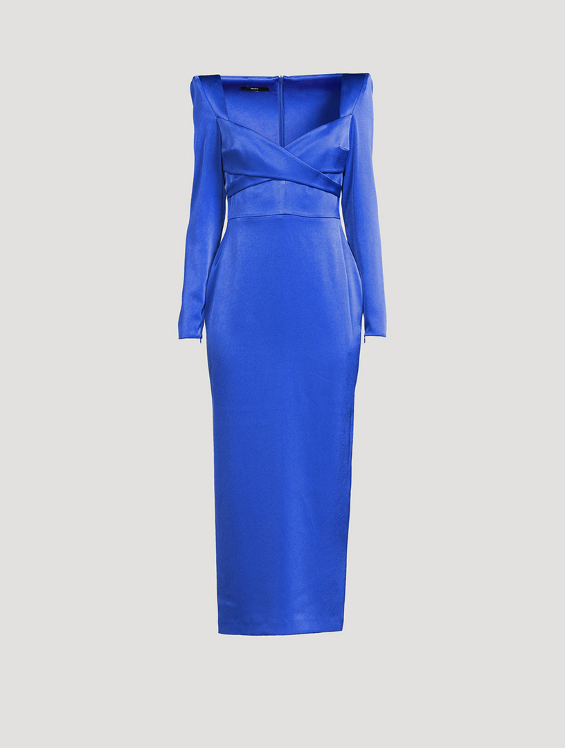 Linden Long-Sleeve Midi Dress