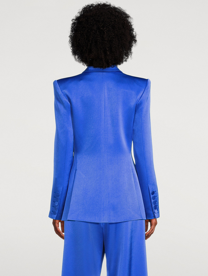 Aro Satin Crepe Blazer