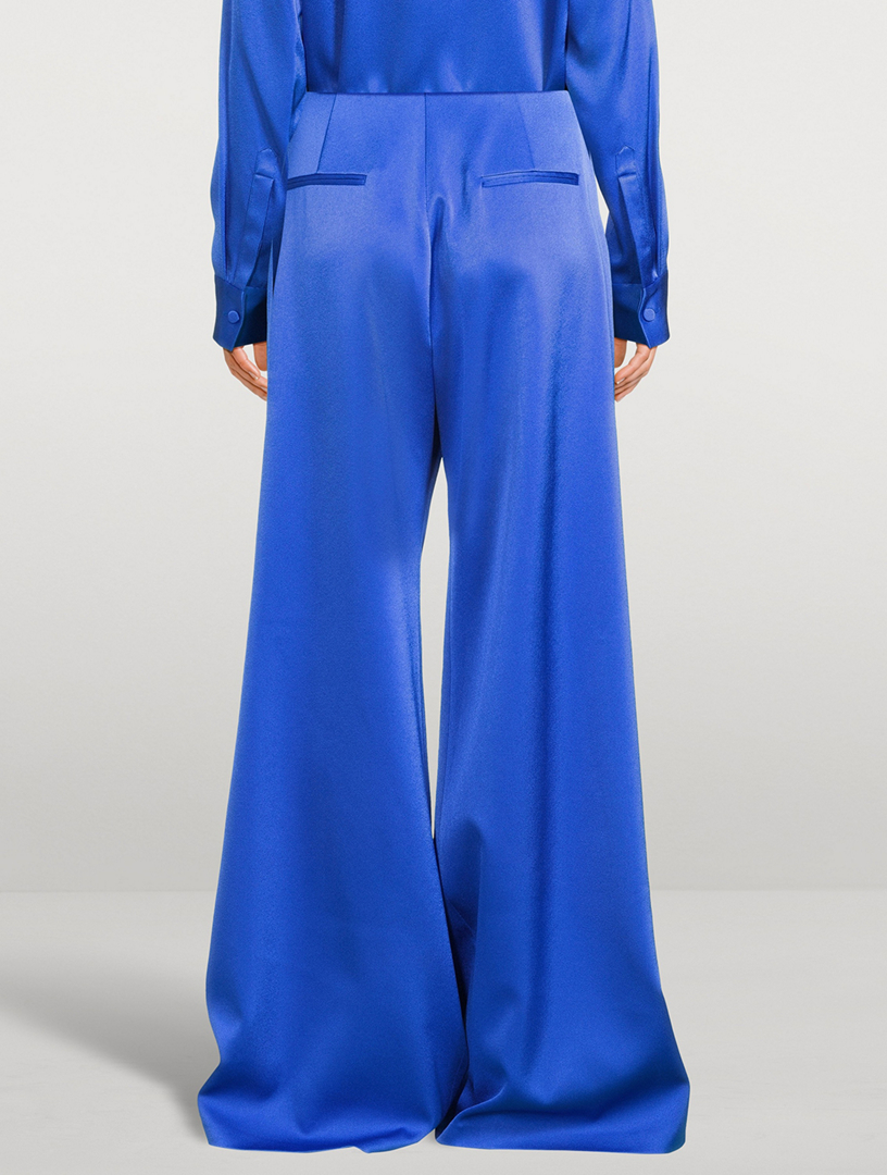 Carolina Royal Blue Pintuck Pants
