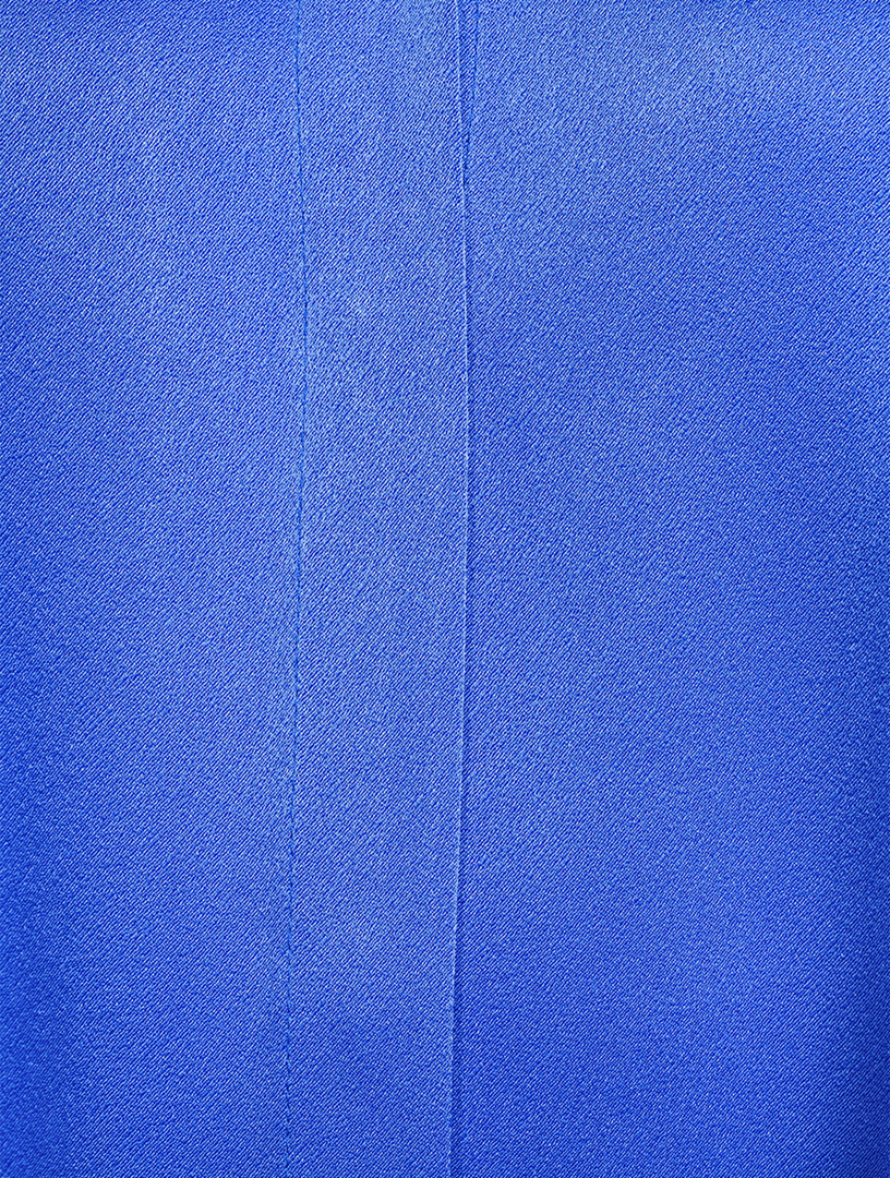 Fallon Satin Bow Blouse
