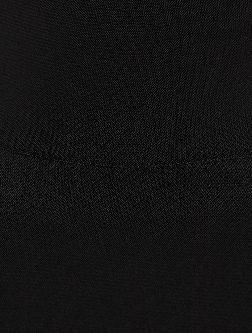 Turtleneck Fishtail Midi Dress