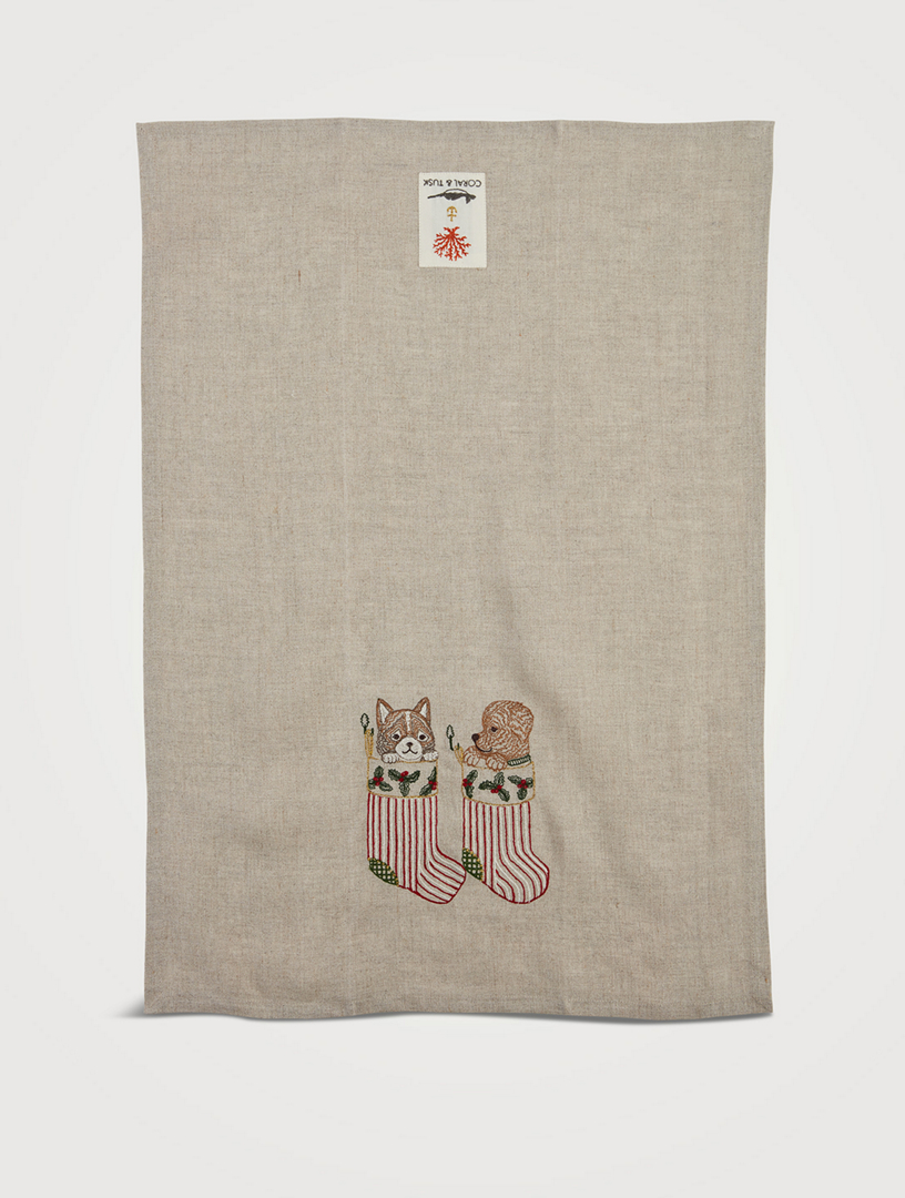 Stockings Tea Towel