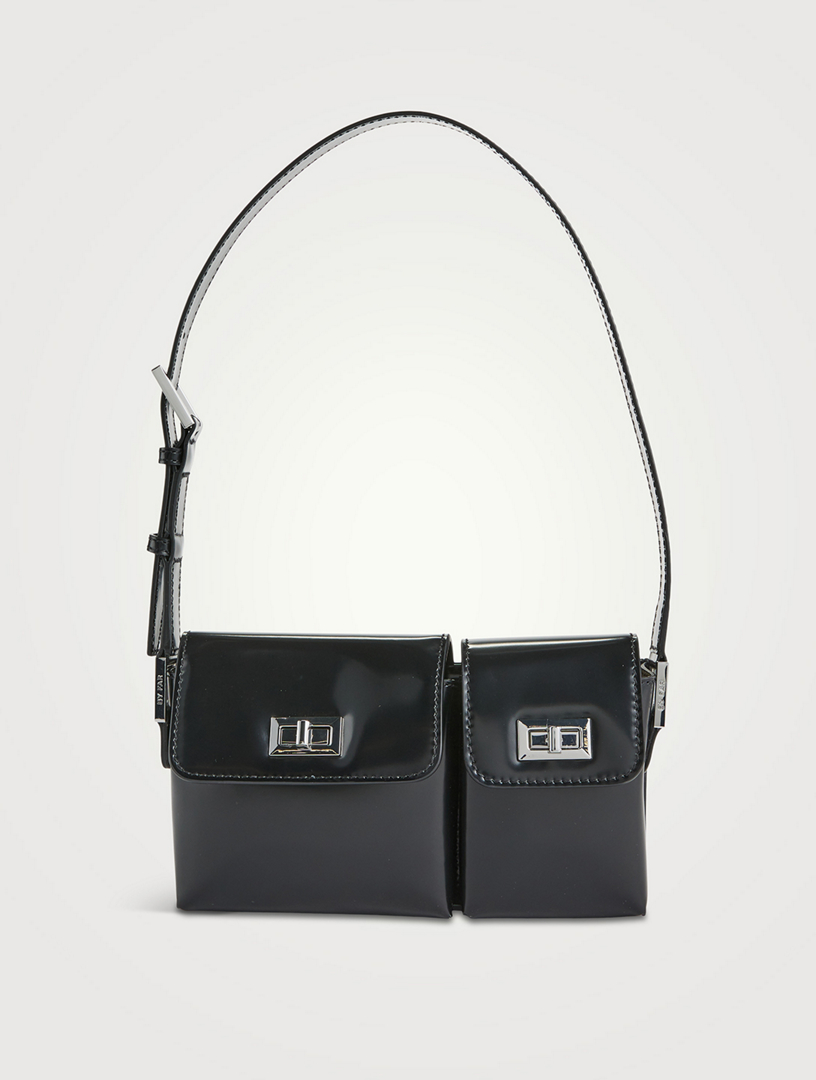 Baby Billy Semi Patent Leather Shoulder Bag