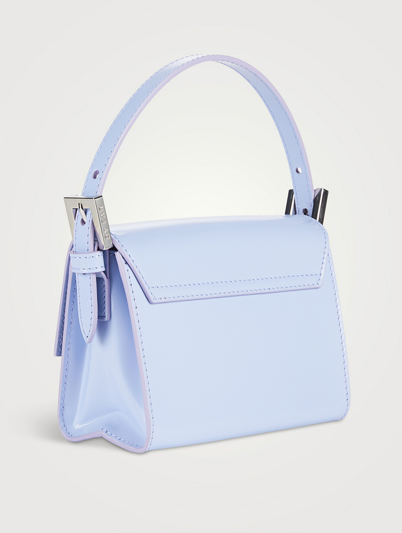 By Far Fran Bluebell Leather Handbag