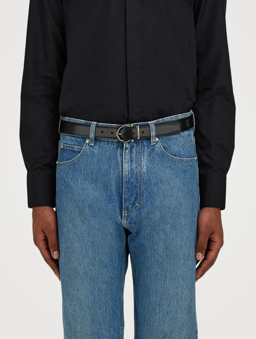 Leather Reversible Belt