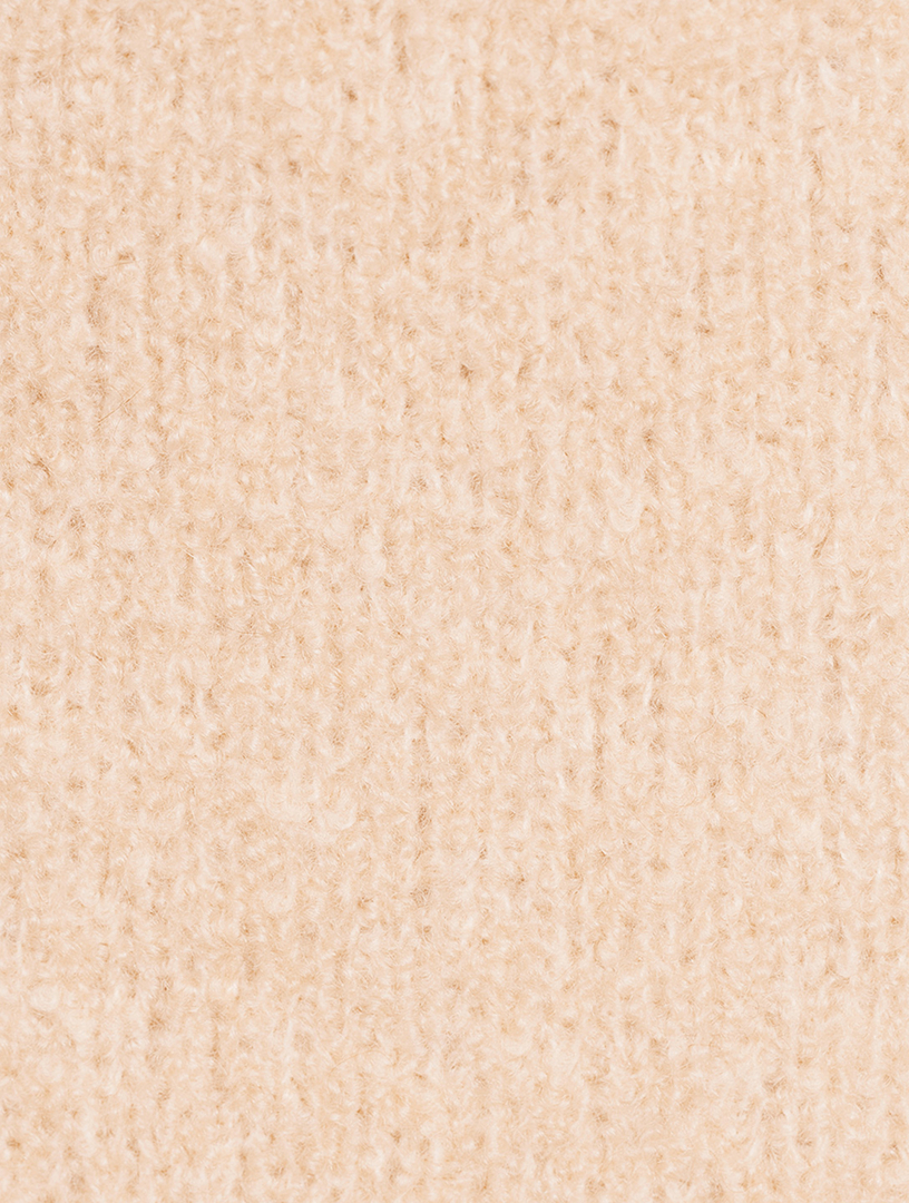 Kael Bouclé Cashmere Midi Skirt