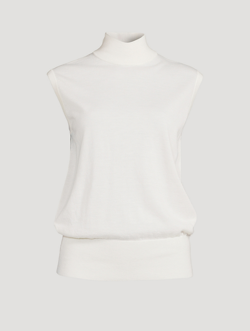LISA YANG Cynthia Sleeveless Cashmere Turtleneck | Holt Renfrew