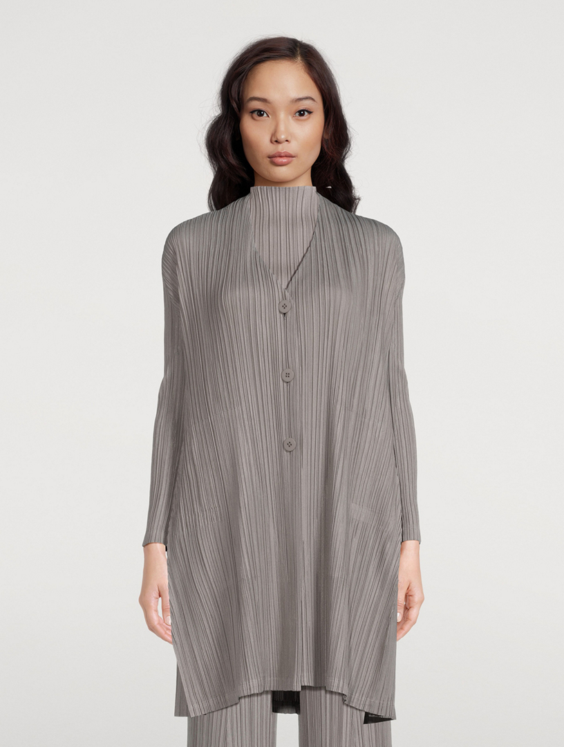 PLEATS PLEASE ISSEY MIYAKE Mellow Pleats Cardigan | Holt Renfrew