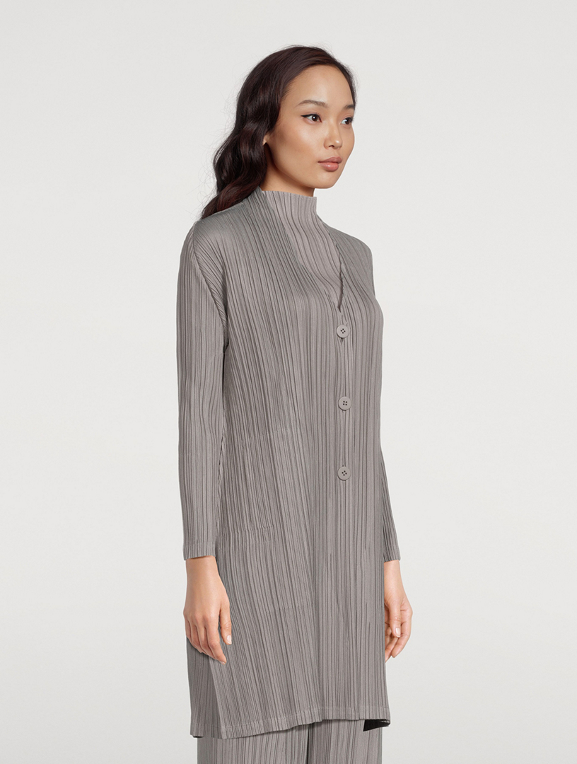 PLEATS PLEASE ISSEY MIYAKE Mellow Pleats Cardigan | Holt Renfrew