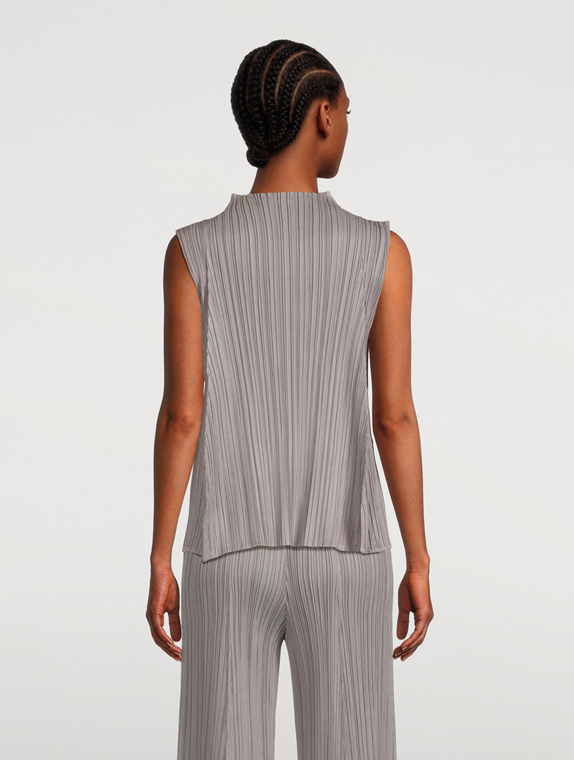 Pleats Please Issey Miyake Mellow Pleated Tank Top - Farfetch