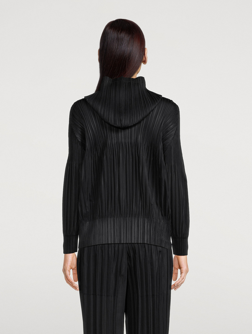 PLEATS PLEASE ISSEY MIYAKE Fluffy Basics Hoodie | Holt Renfrew