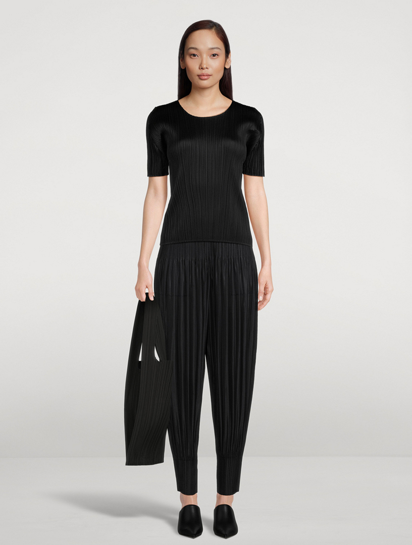 PLEATS PLEASE ISSEY MIYAKE Fluffy Basics Pants | Holt Renfrew