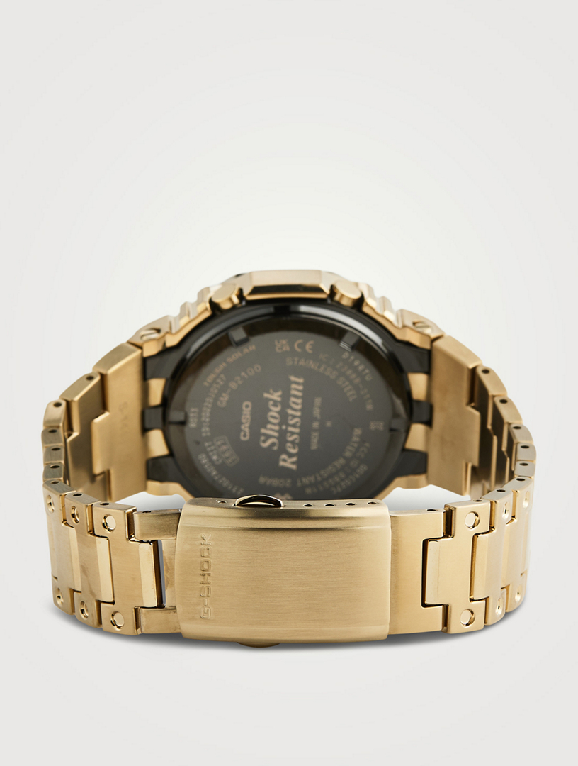 G shock metal discount gold