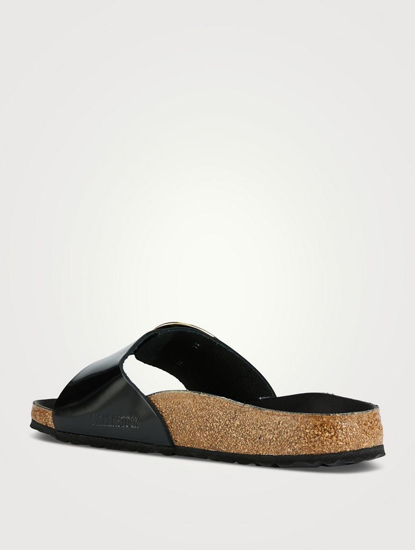 BIRKENSTOCK Madrid Big Buckle Leather Slide Sandals | Holt Renfrew