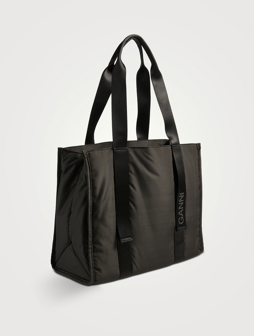 GANNI Recycled tech Medium Tote - www.stedile.com.br