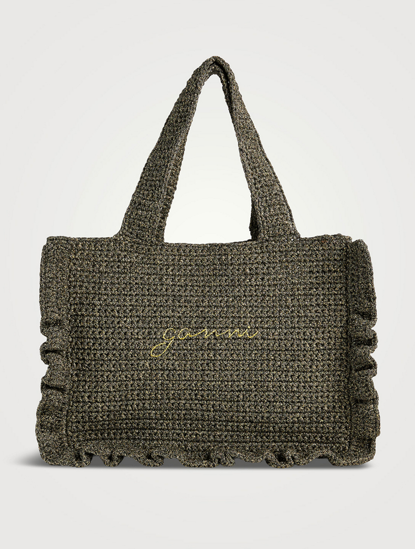 GANNI Crochet Tote Bag | Holt Renfrew