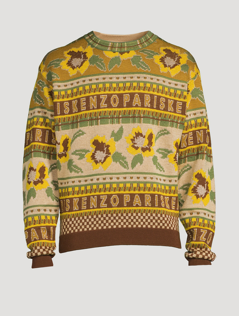 KENZO Fairisle Wool Sweater | Holt Renfrew