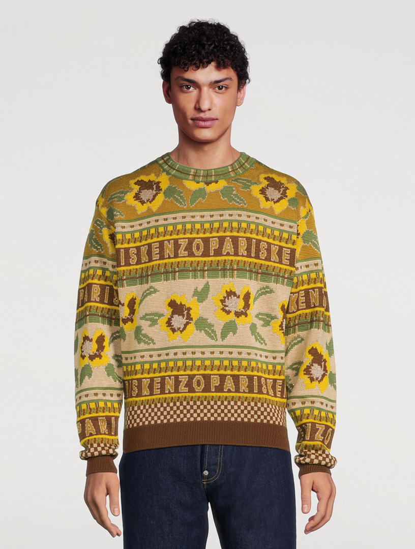 KENZO Fairisle Wool Sweater | Holt Renfrew