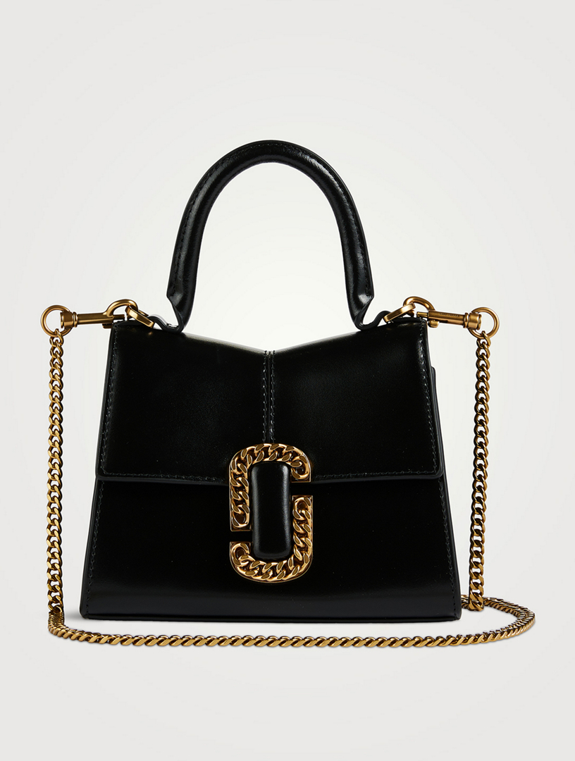 MARC JACOBS The Mini St. Marc Leather Top Handle Bag | Holt Renfrew