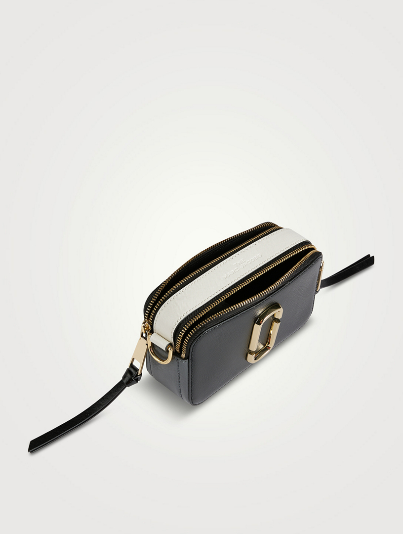 The Snapshot Leather Camera Bag in Black - Marc Jacobs