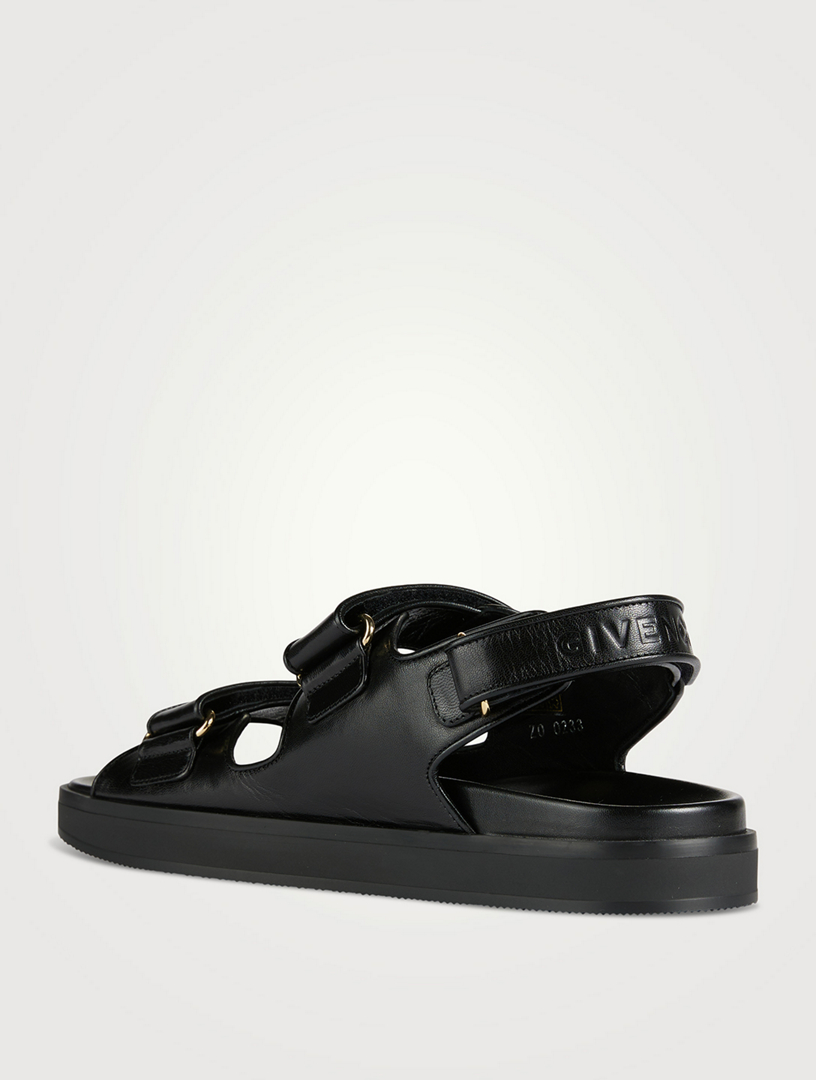 4G Leather Sport Sandals