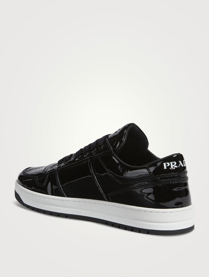 Prada patent leather online sneakers