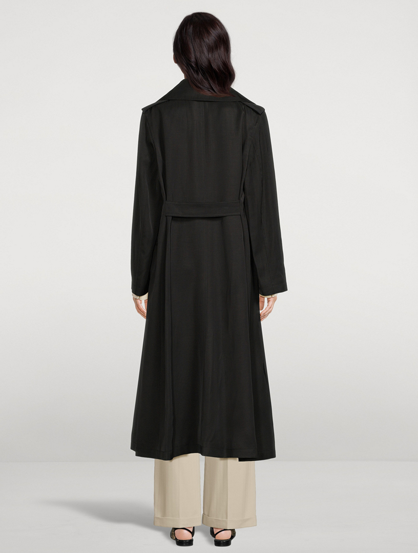 TOTÊME Double-Breasted Trench Coat | Holt Renfrew