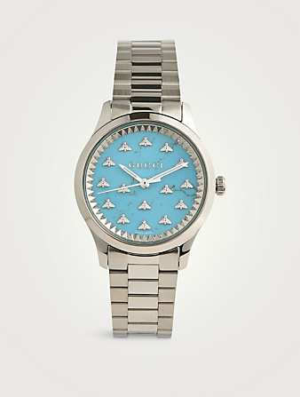 GUCCI G-Timeless Bracelet Strap Watch  Metallic