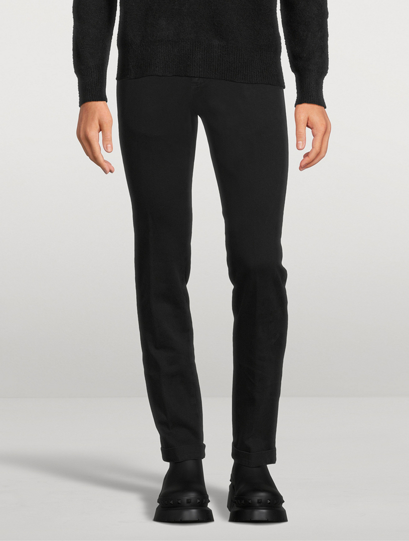 Mason's Slim-Fit Torino Jersey Stretch-Cotton Pants