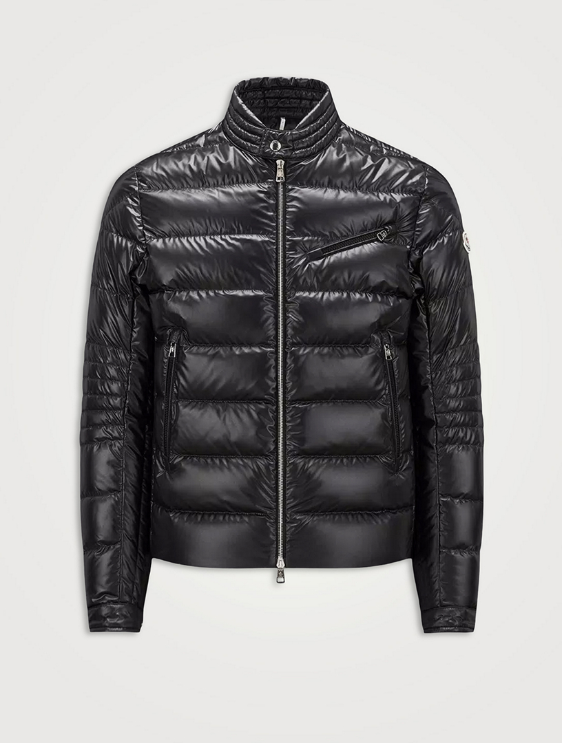 Short Down Jackets's Charlotte Leather Padded Jacket