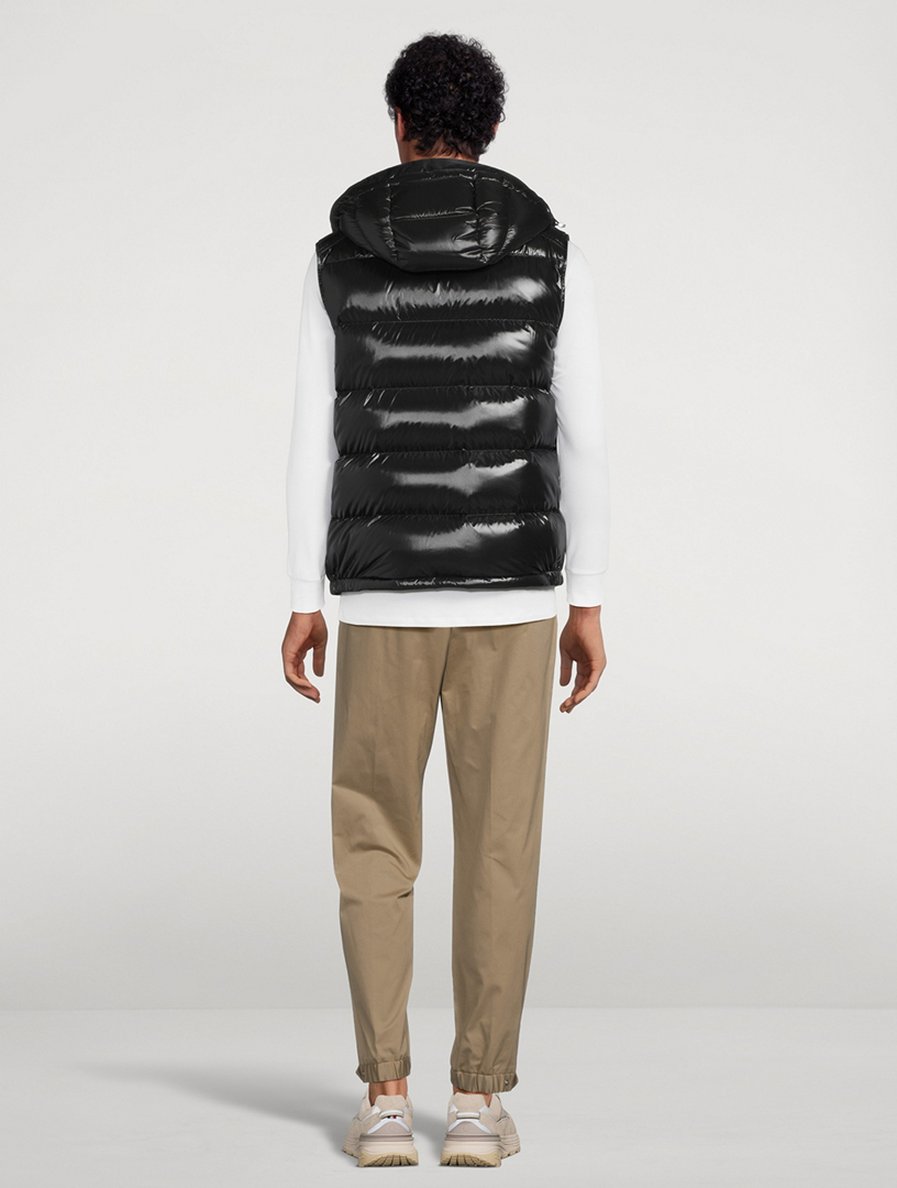 Bormes Quilted Down Vest With Hood