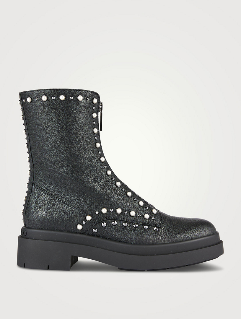 Pearl hot sale studded booties