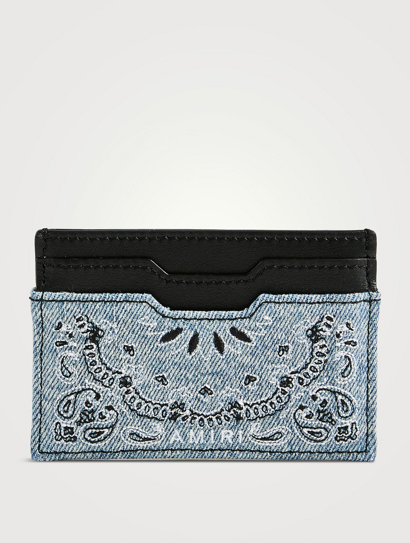 Denim Bandana Card Holder