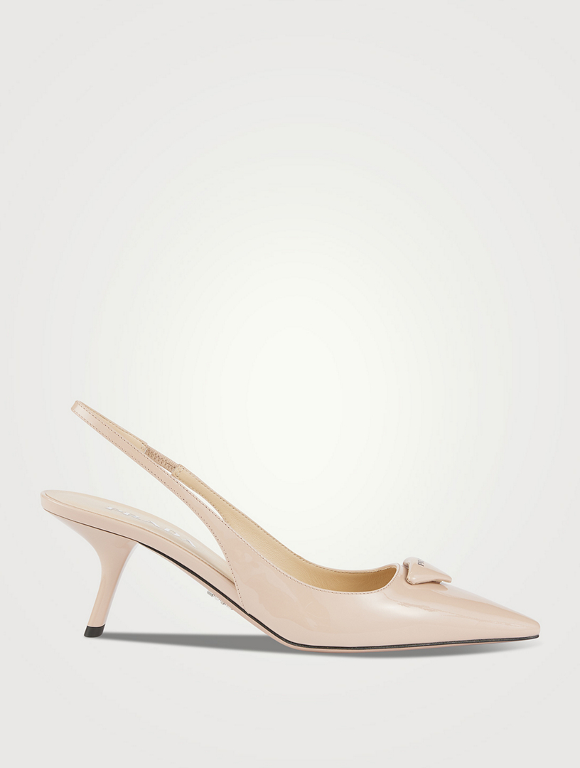 Prada cap sale toe slingback