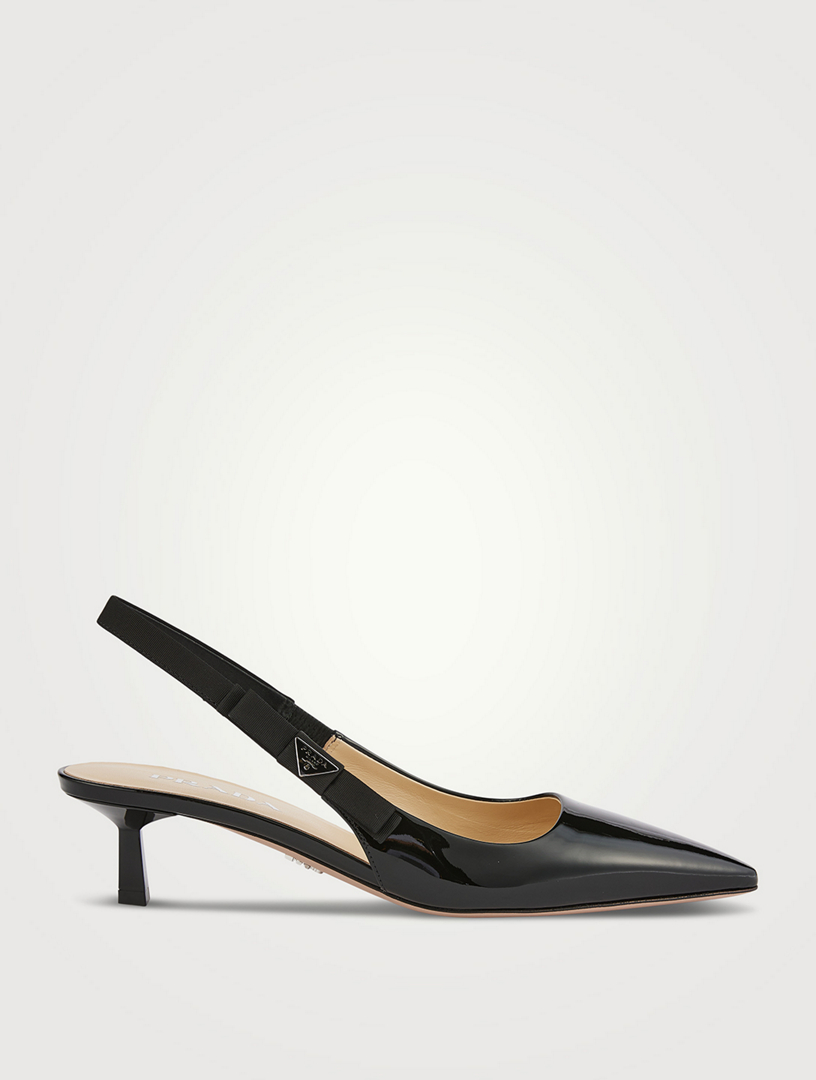 Prada cap sale toe slingback