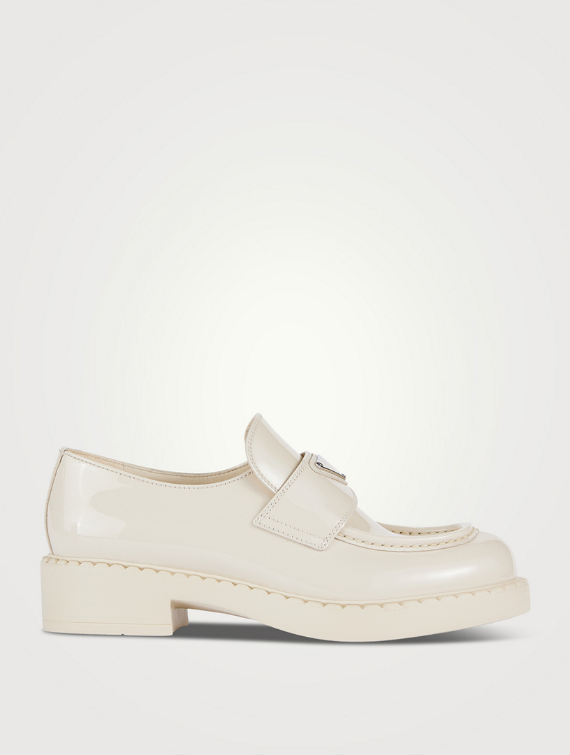 Prada patent sale leather loafers