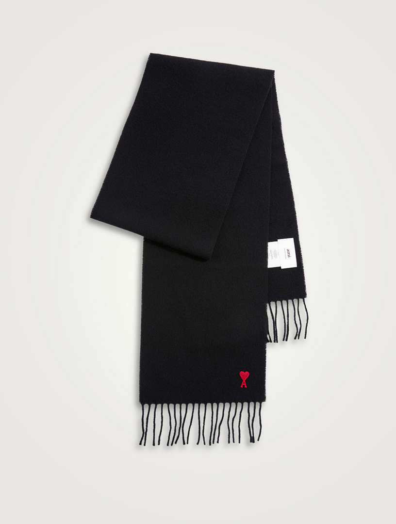 AMI PARIS Ami De Cœur Wool Scarf | Holt Renfrew