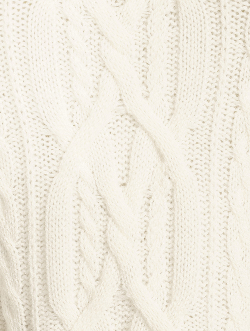 Layo Cable-Knit Cashmere Sweater Dress