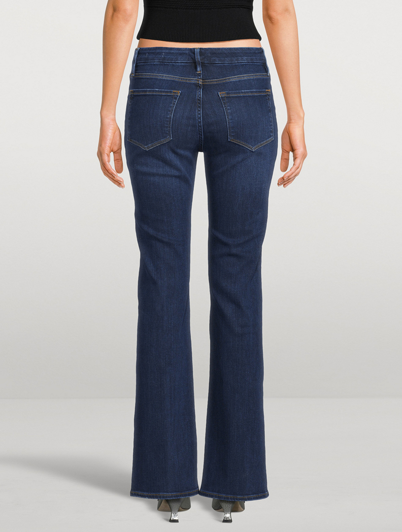 Vibrant MIU Front Slit Bootcut Jeans