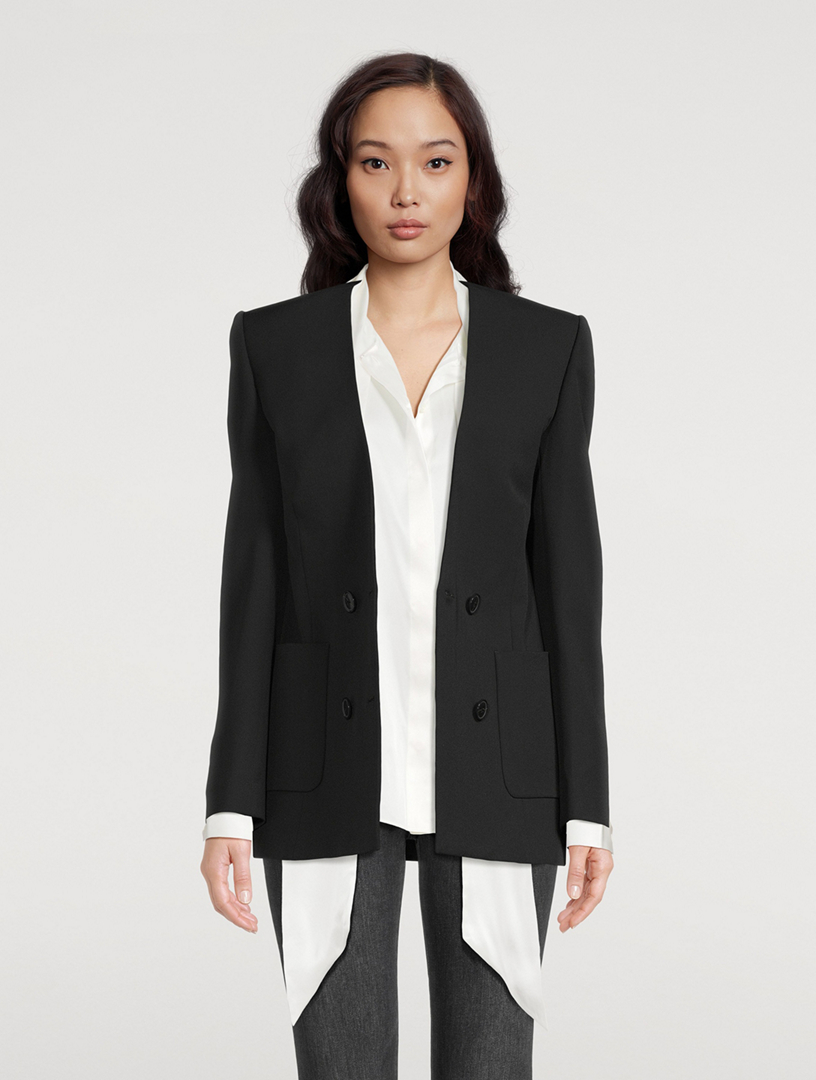 Frame double breasted on sale blazer