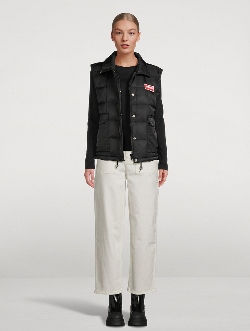 KENZO Quilted Vest  Black