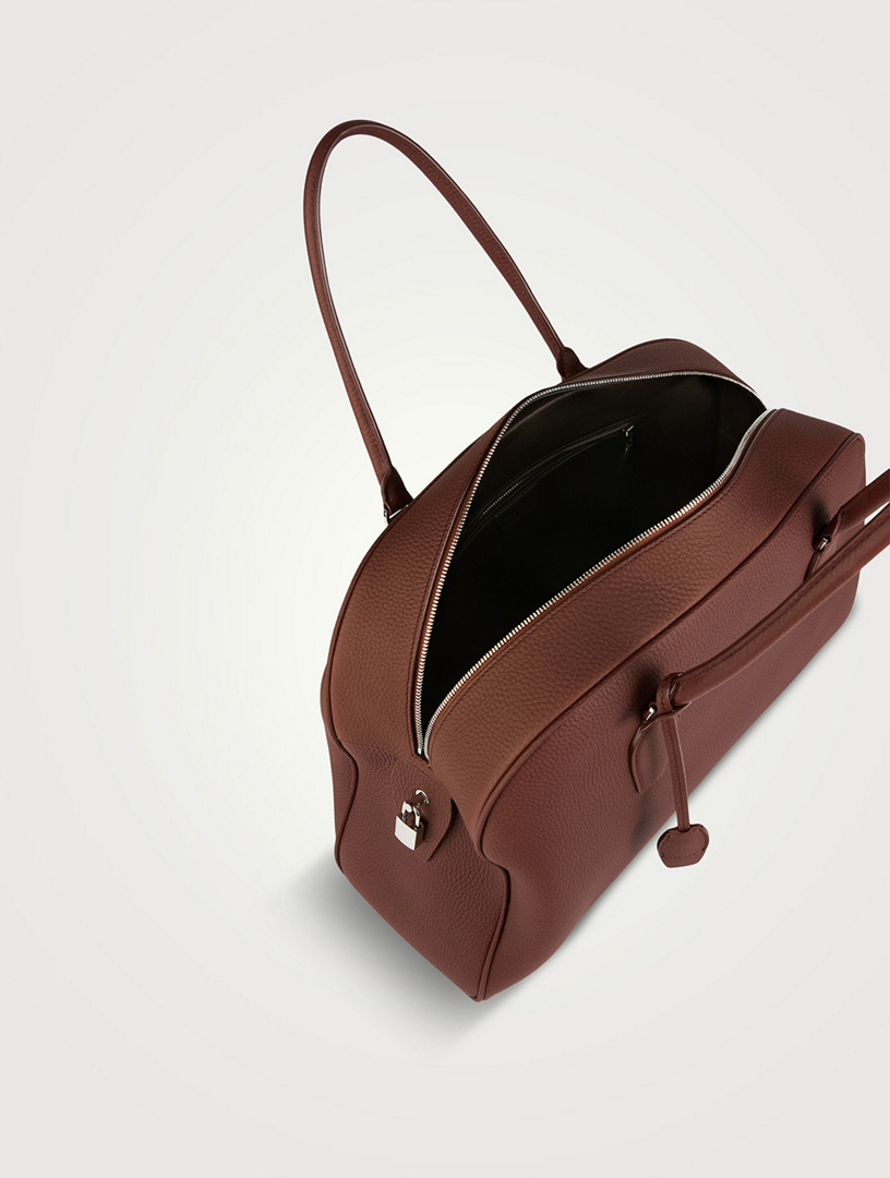 ハンドバッグ 25FW THE ROW India 15.75 leather bag India 15.75 Bag Black in Leather – The Row