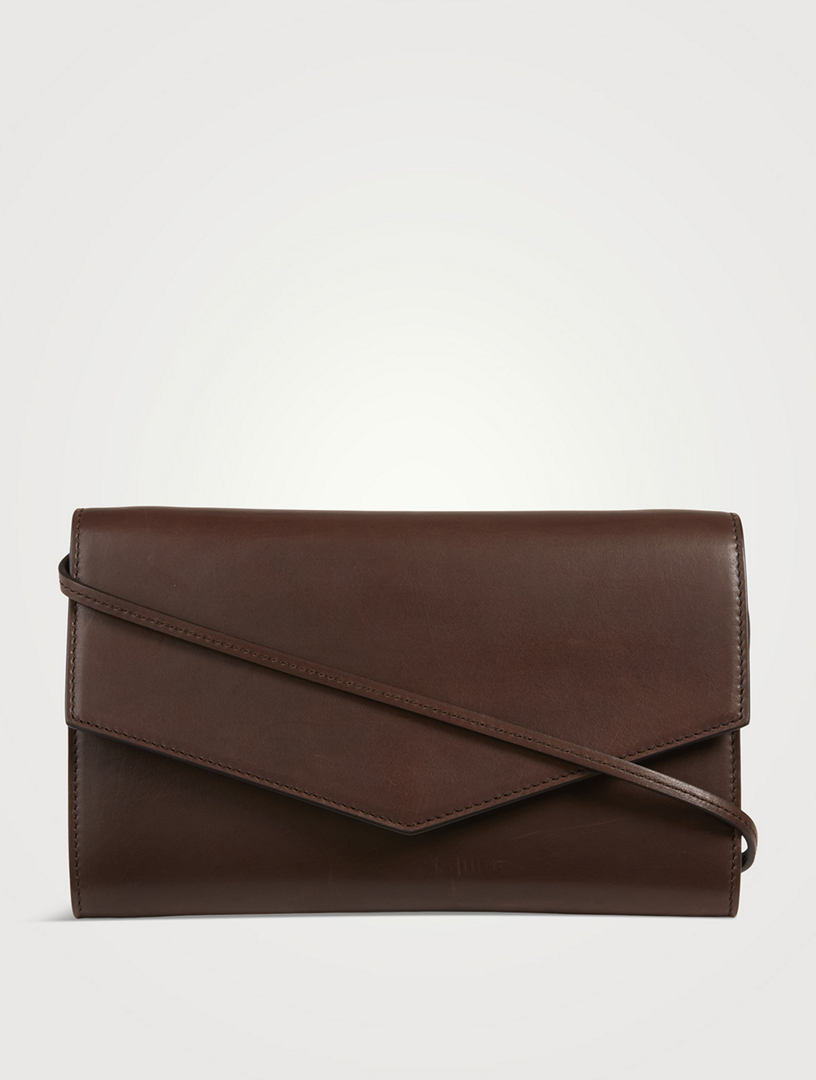 THE ROW Envelope Leather Clutch Holt Renfrew