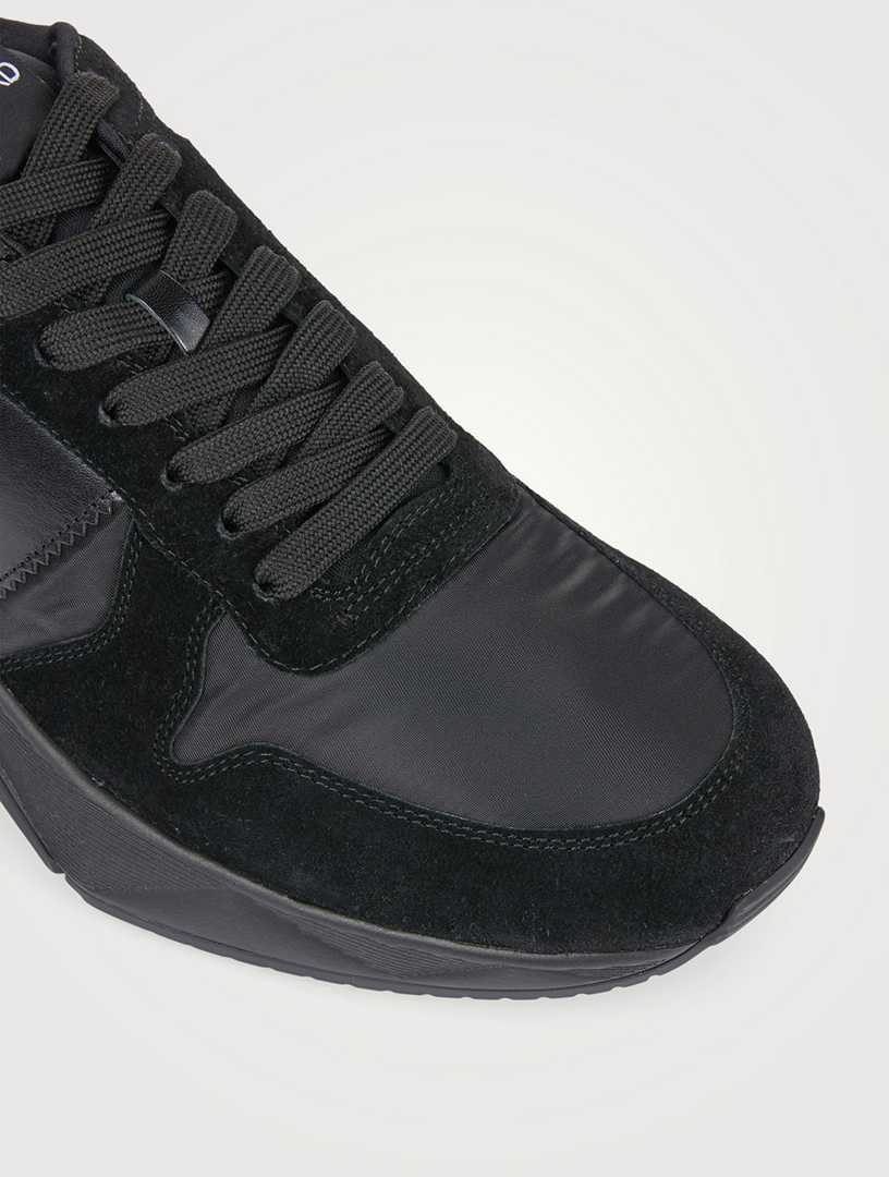 Jagga Suede And Nylon Sneakers