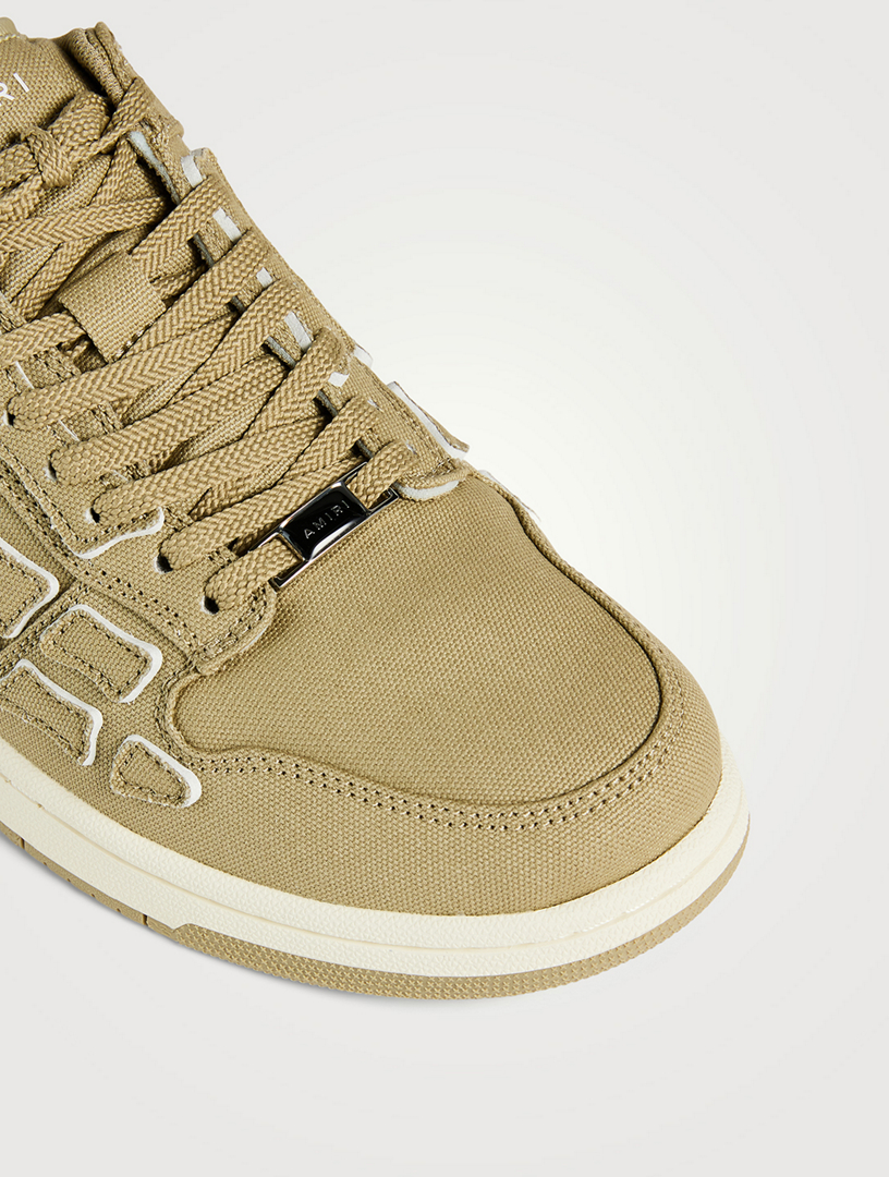 Skel Low-Top Canvas Sneakers