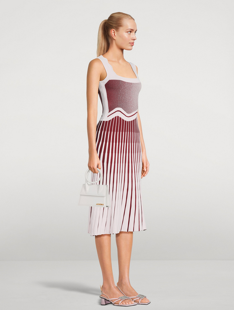 Parlor Wavy Midi Dress